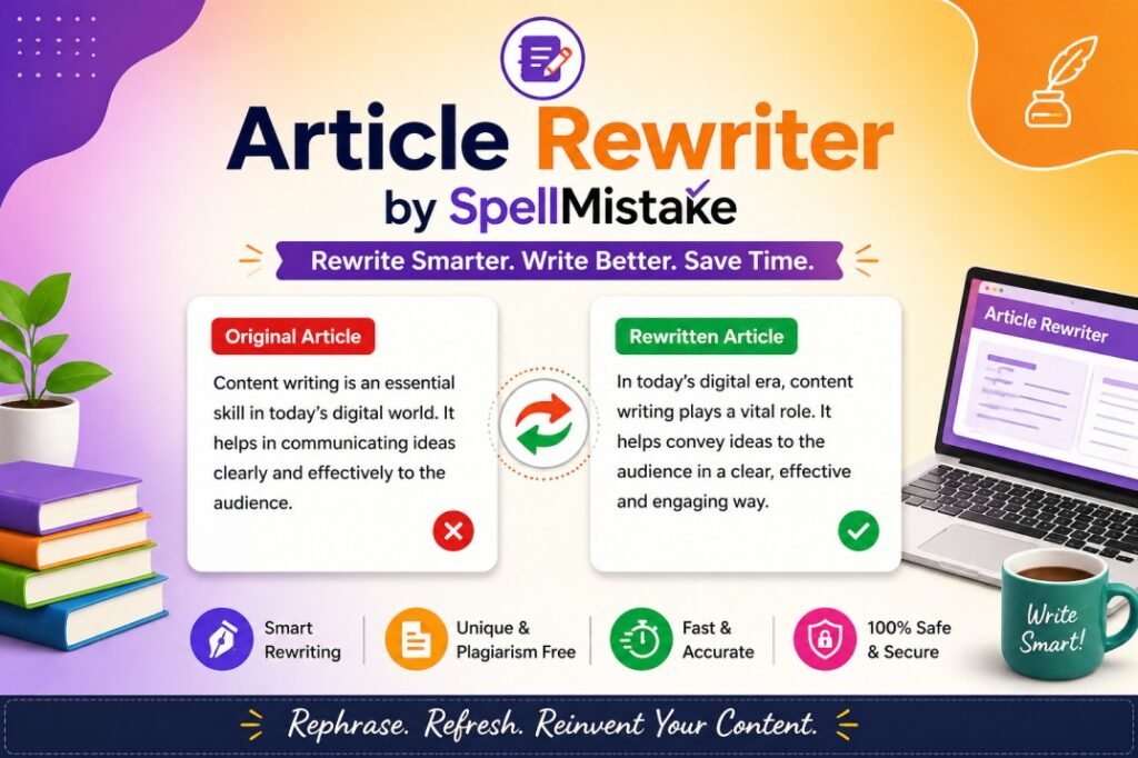 Article Rewriter by SpellMistake