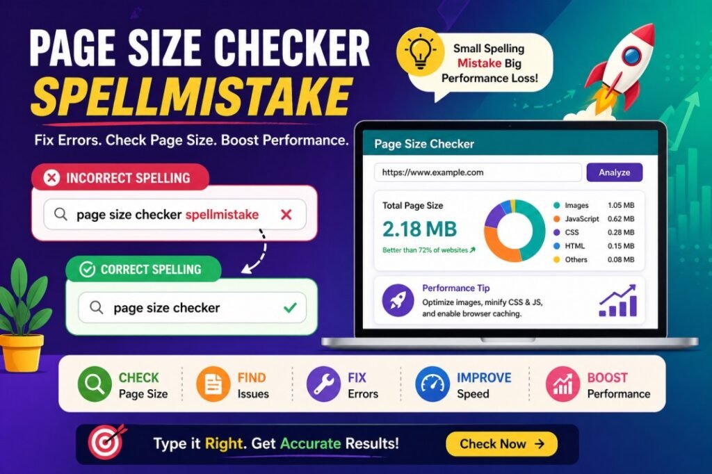 Page Size Checker Spellmistake